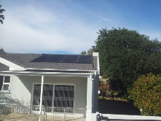 house roof with pool panels